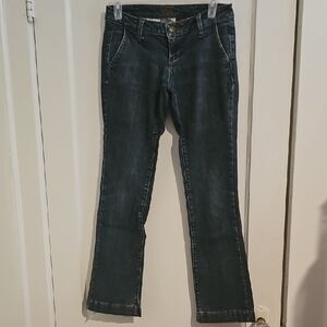 Zana Di Blue Straight Leg Jeans Classic Style Size 3